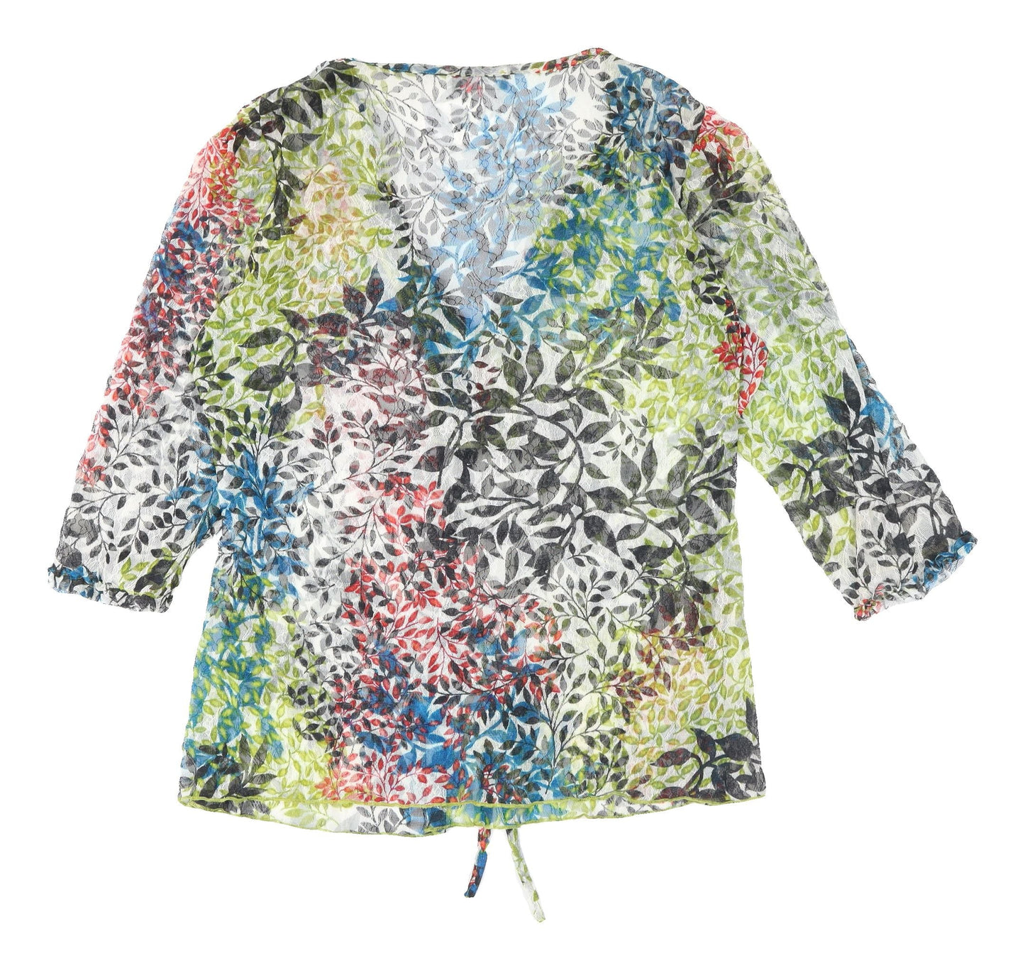 Womens UK Size 18 Marks and Spencer Multicoloured Wrap Blouse