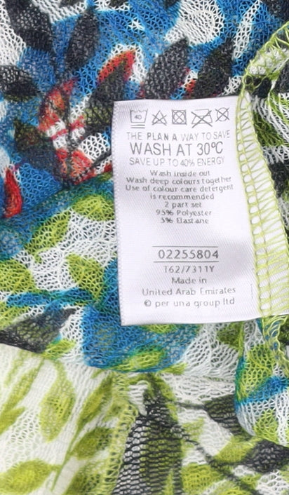 Womens UK Size 18 Marks and Spencer Multicoloured Wrap Blouse