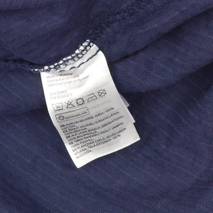 H&M Divided Blue Corduroy Shirt XS Unisex Button-Up