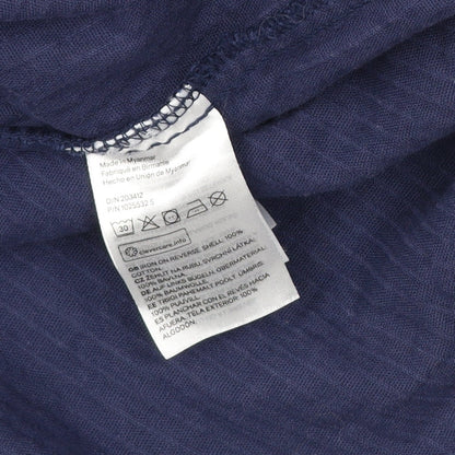 H&M Divided Blue Corduroy Shirt XS Unisex Button-Up
