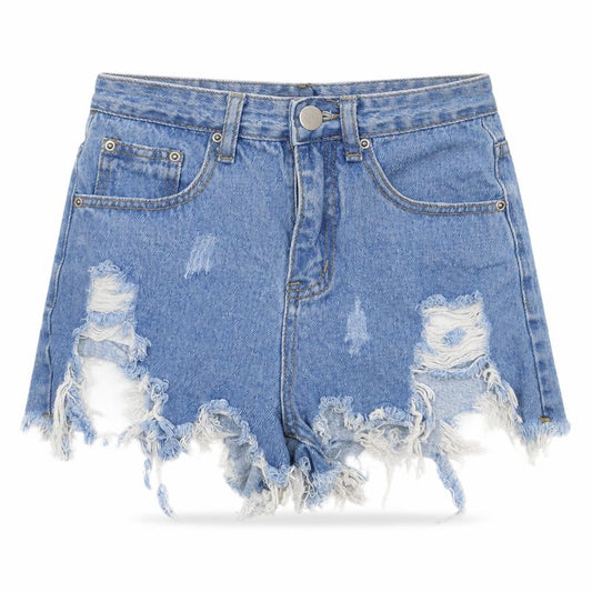 Womens UK Size UK 4 PRETTYLITTLETHING Regular Fit Cut-Off Shorts