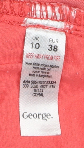 George Women's Pink Chino Shorts Size 10