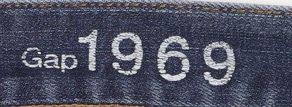 Gap Women's Blue Straight Jeans Size 6 Mid Rise Denim