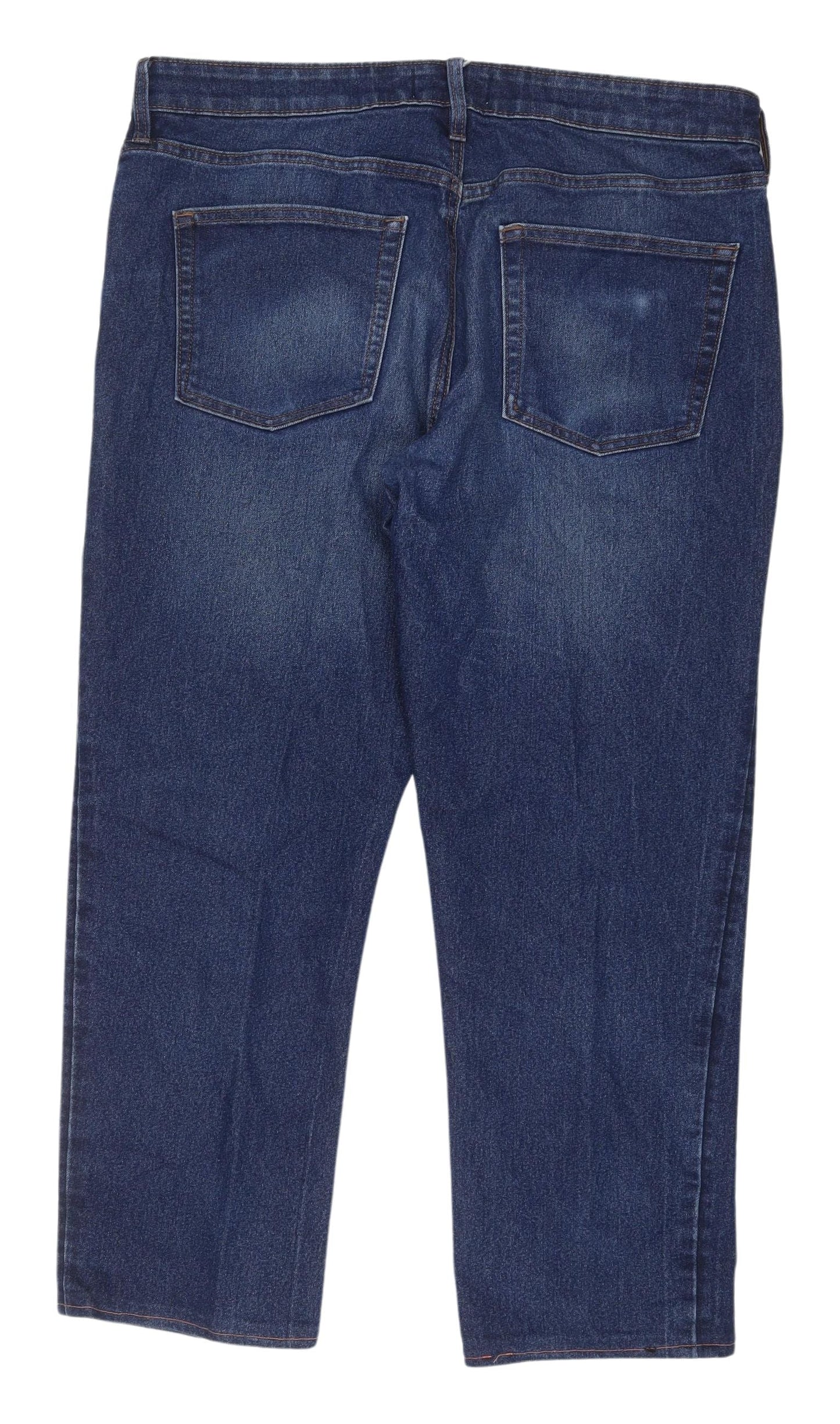 Matalan Men's Blue Straight Jeans, Size 36, Classic