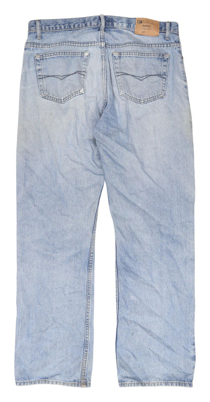 Marks and Spencer Men's Blue Straight Jeans, Size 36