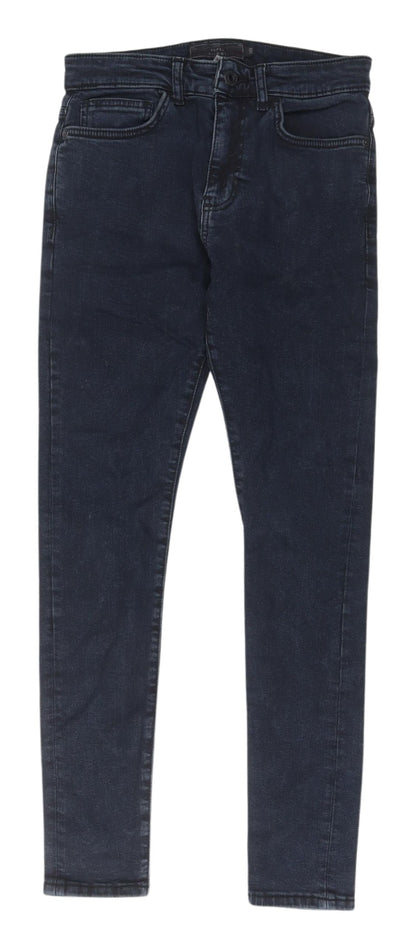 Next Men's Black Skinny Denim Jeans, Size 28