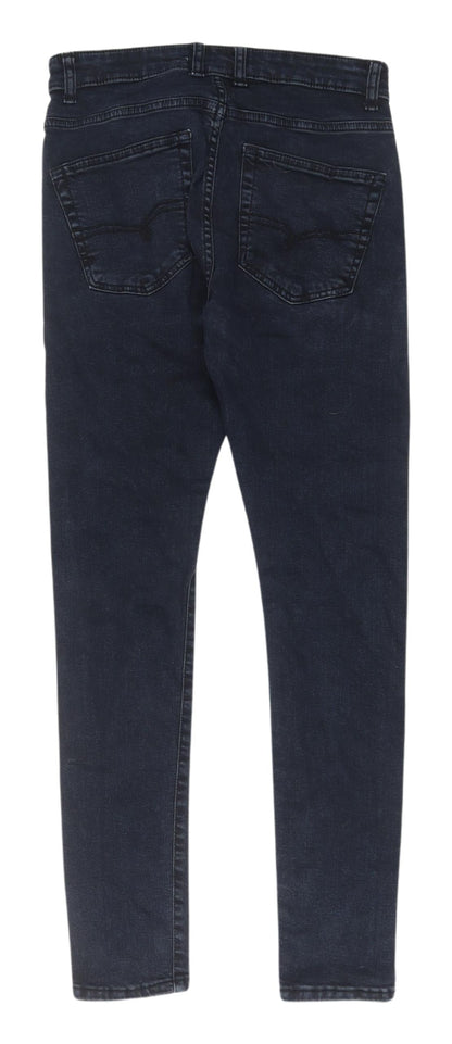 Next Men's Black Skinny Denim Jeans, Size 28