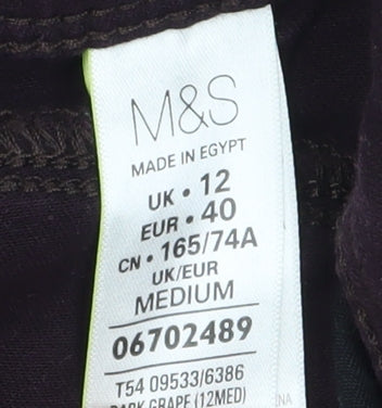 Womens UK Size 12 Marks and Spencer  Skinny Black Jeans