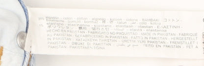 Zara Women's Light Blue Straight Jeans Size 8