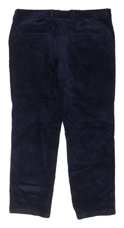 Marks & Spencer Men's Blue Corduroy Chinos 36L