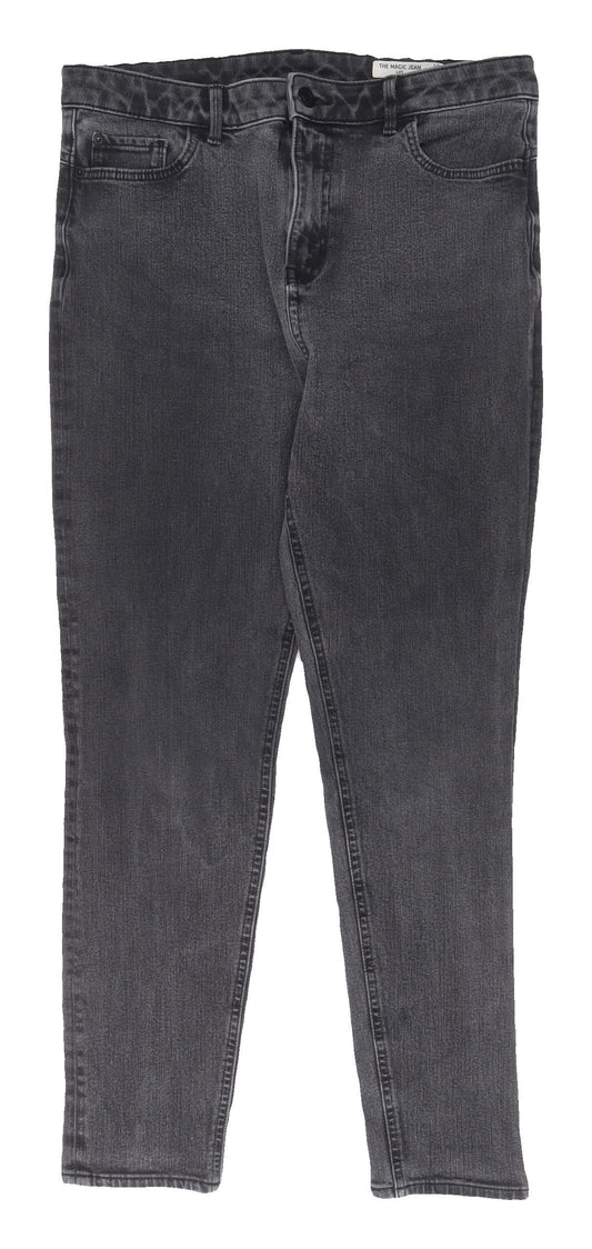 Womens UK Size 14 Marks and Spencer Regular Fit Skinny Black Jeans