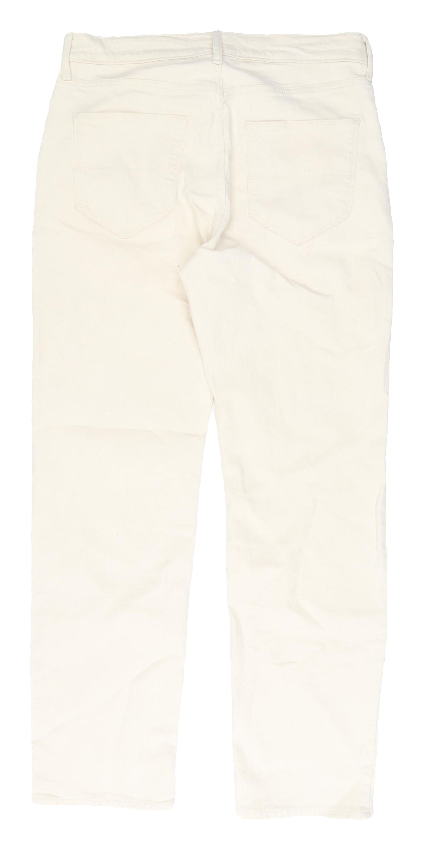 Marks and Spencer Men's Ivory Straight Jeans 32
