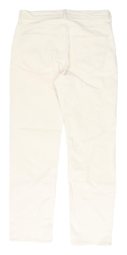 Marks and Spencer Men's Ivory Straight Jeans 32