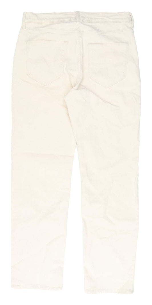 Marks and Spencer Men's Ivory Straight Jeans 32