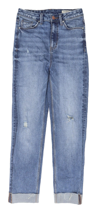 Womens UK Size S Marks and Spencer Regular Fit Straight Blue Jeans