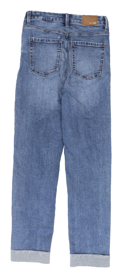 Womens UK Size S Marks and Spencer Regular Fit Straight Blue Jeans