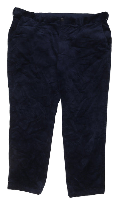 Marks & Spencer Men's Blue Corduroy Trousers Size 42