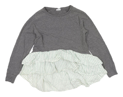 Noisy May Women's Grey Long Sleeve Top M