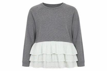 Noisy May Women's Grey Long Sleeve Top M