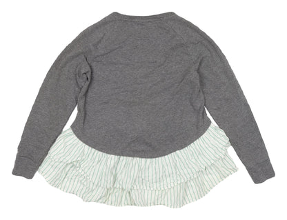 Noisy May Women's Grey Long Sleeve Top M