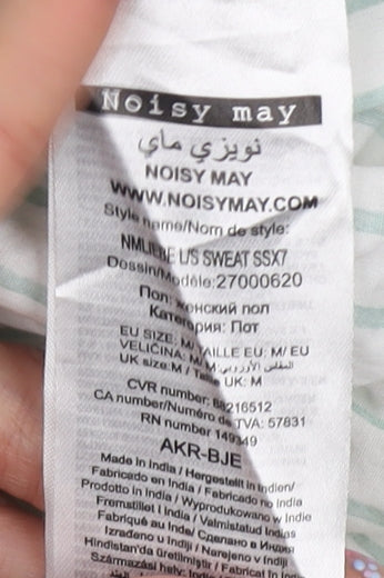 Noisy May Women's Grey Long Sleeve Top M