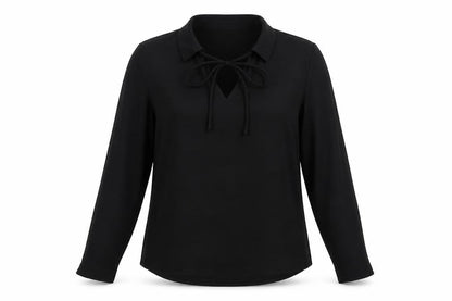 Womens UK Size M VERO MODA Black Basic Blouse