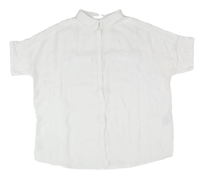 Womens UK Size UK 16 NEXT White Basic Button-Up