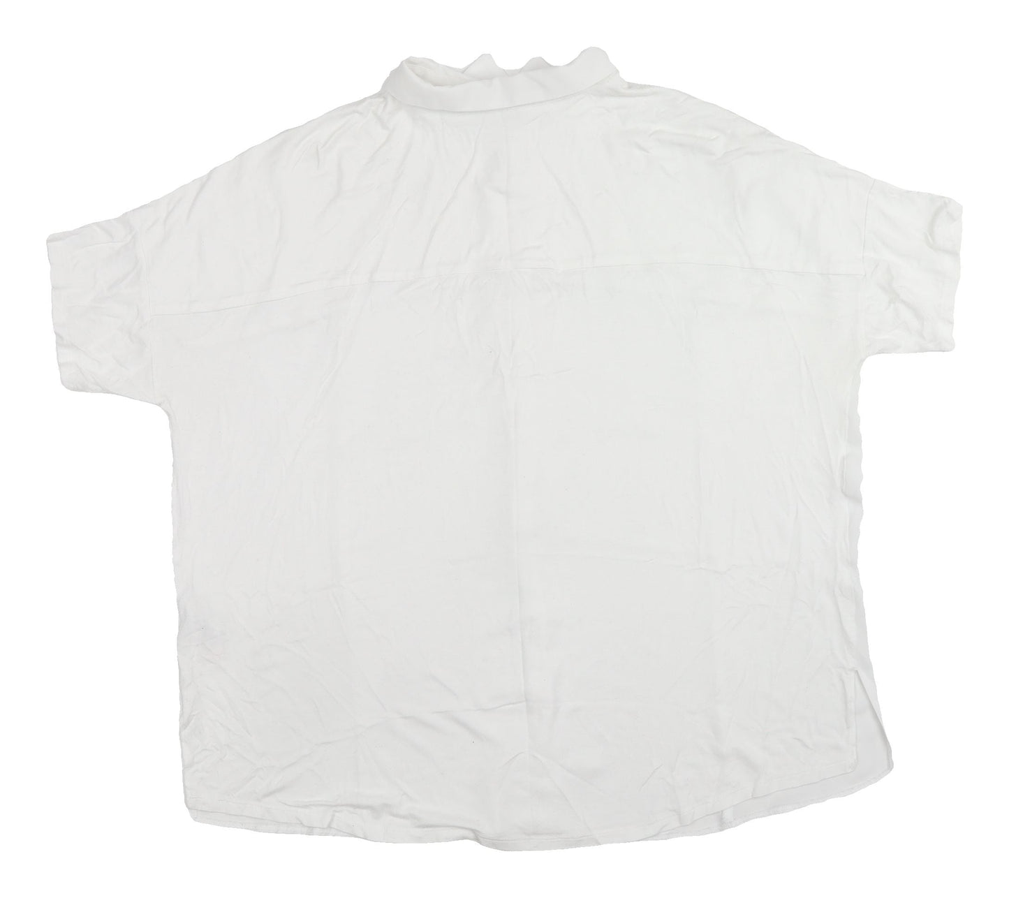 Womens UK Size UK 16 NEXT White Basic Button-Up