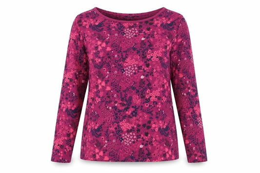 Womens UK Size S Isle Collection Pink Basic T-Shirt