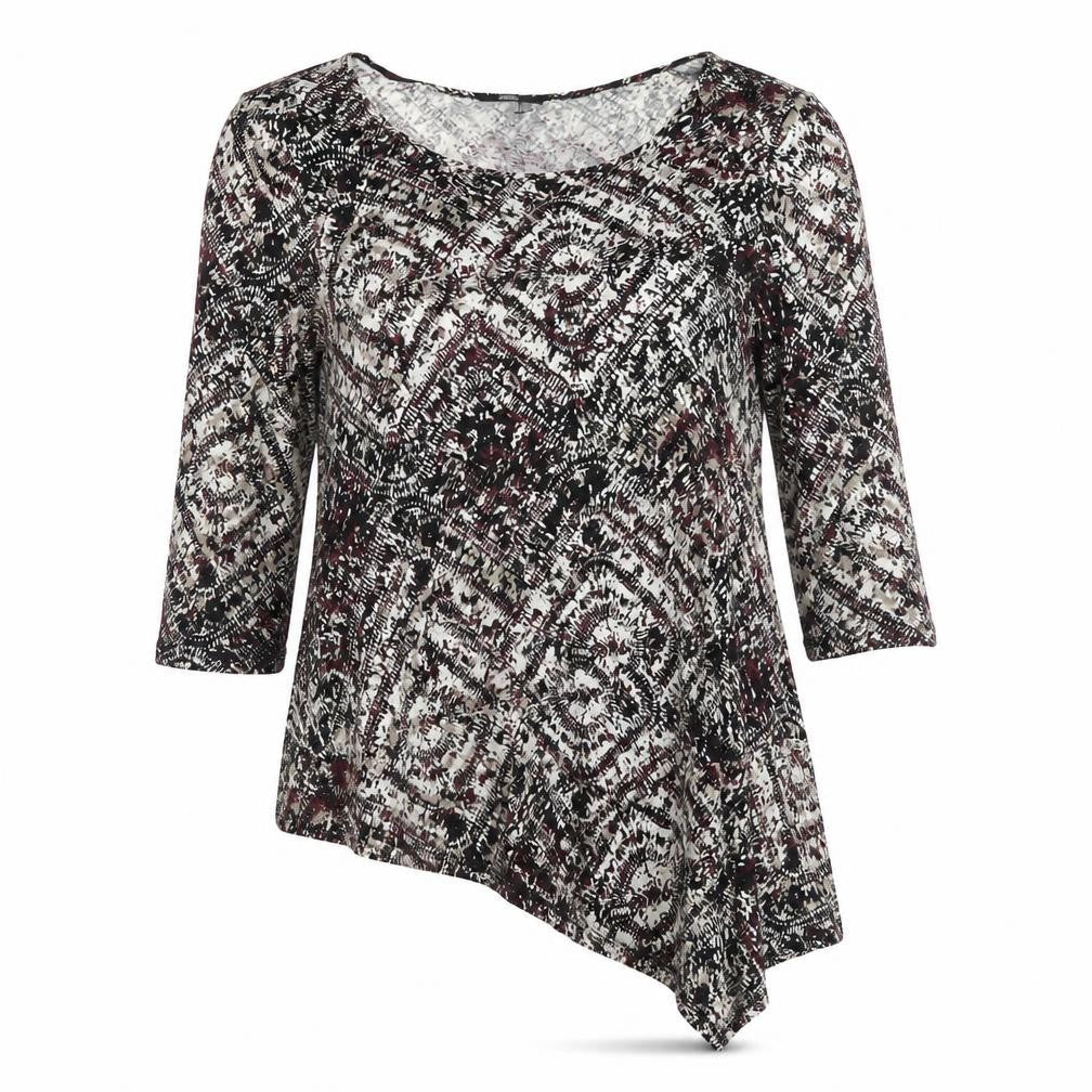 Womens UK Size 18 Marks and Spencer Multicoloured Asymmetric Blouse