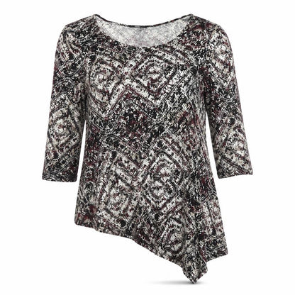 Womens UK Size 18 Marks and Spencer Multicoloured Asymmetric Blouse