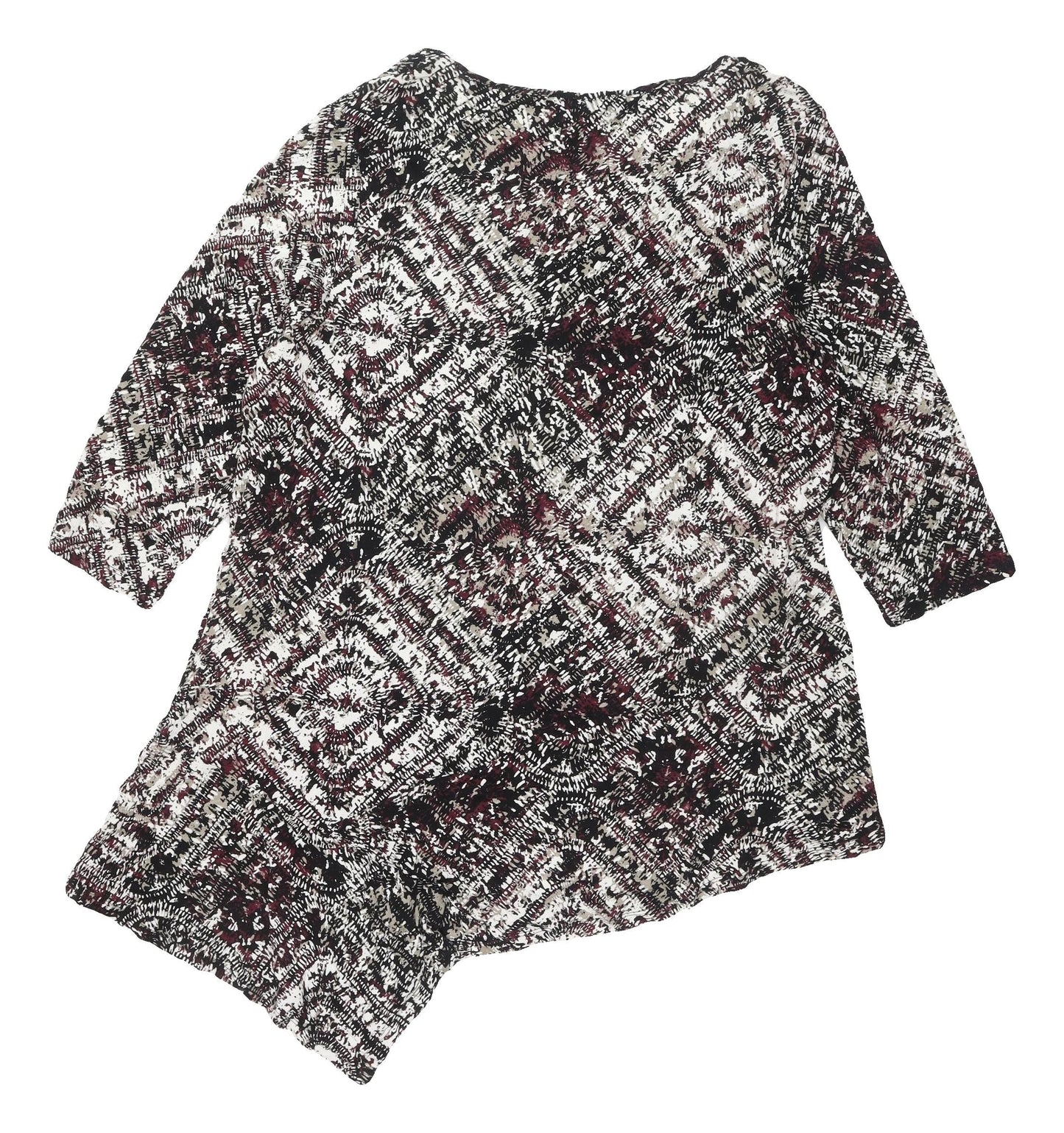 Womens UK Size 18 Marks and Spencer Multicoloured Asymmetric Blouse