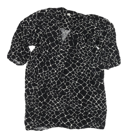 Womens UK Size XS Whistles Black  Blouse