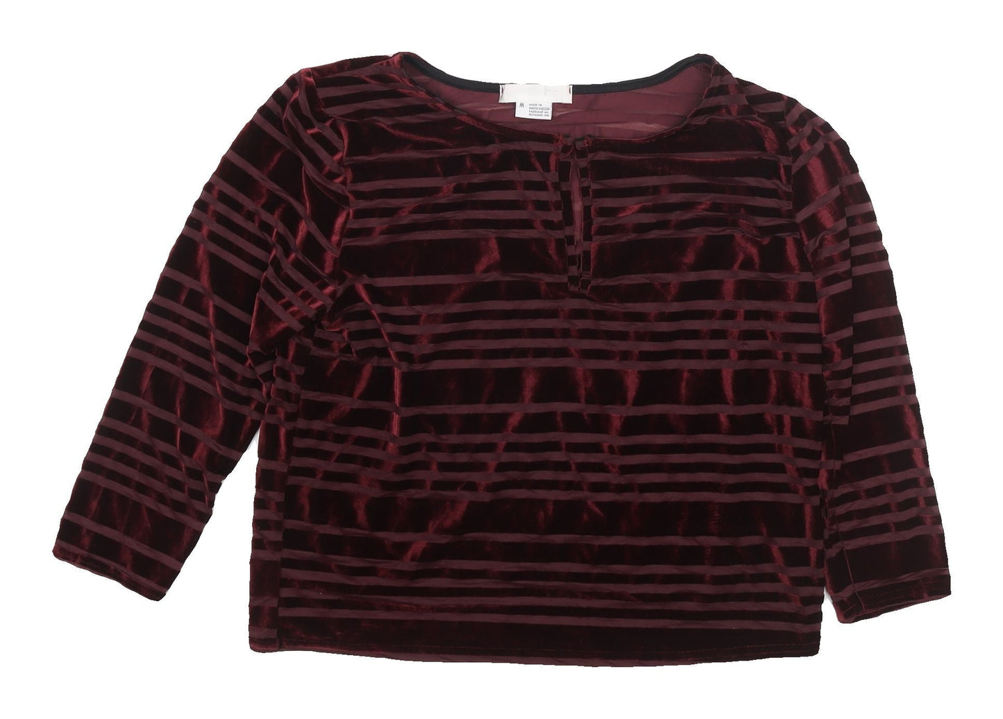 Womens UK Size M Cooperative Red Basic Top
