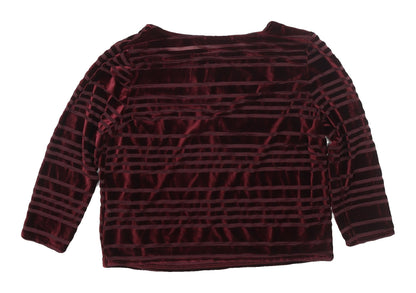 Womens UK Size M Cooperative Red Basic Top