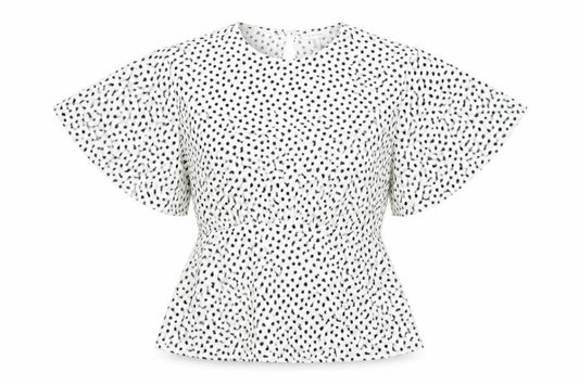 Womens UK Size 12 Topshop Multicoloured Ringer Blouse