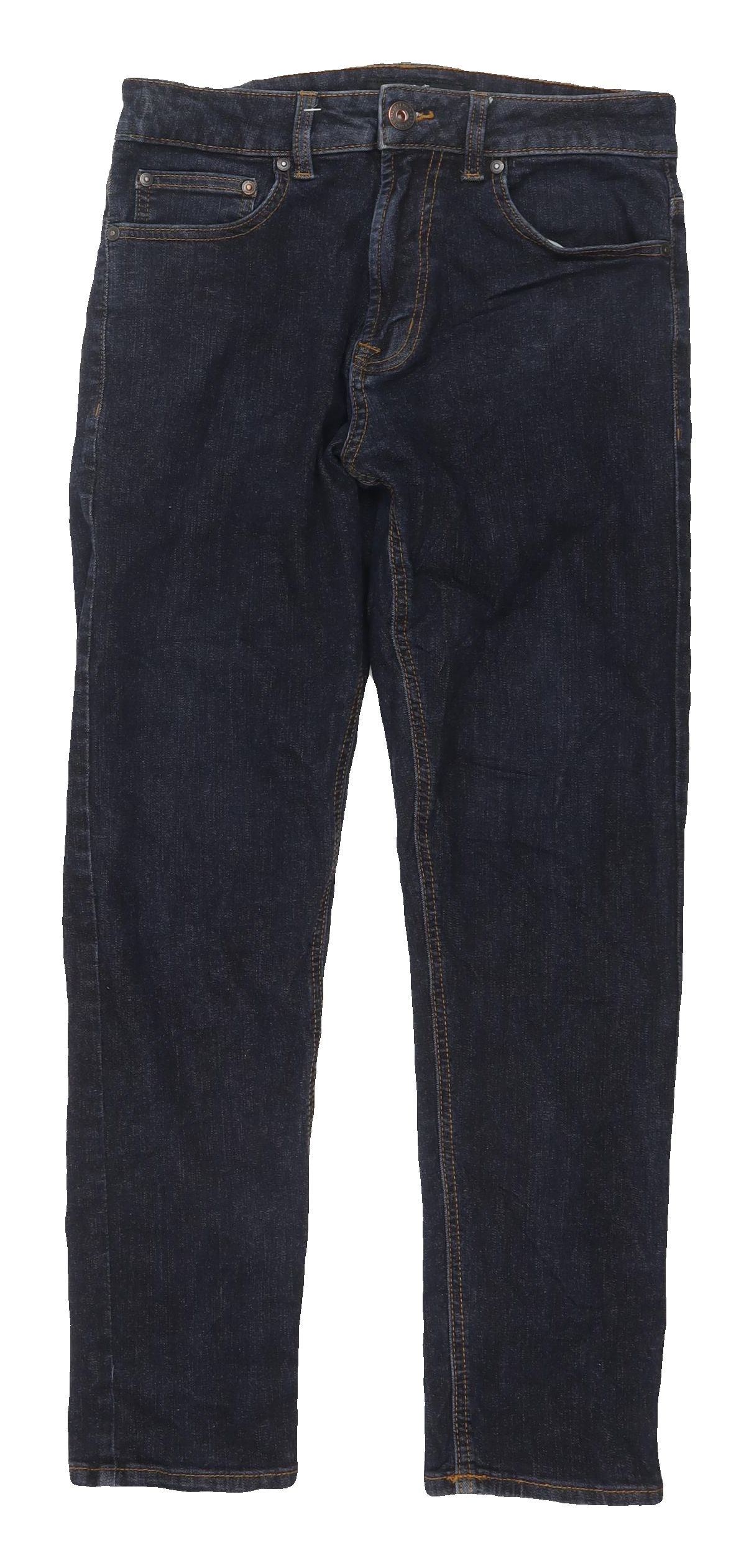 Next Women's Blue Straight Jeans, Size Short, 30 Waist