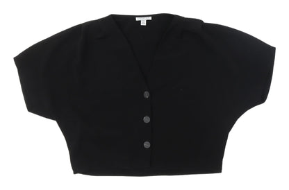 Womens UK Size 6 Topshop Black Kimono Blouse
