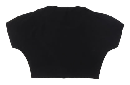 Womens UK Size 6 Topshop Black Kimono Blouse