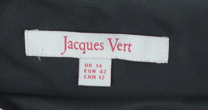 Jacques Vert Floral Blouse, Women, Size 14, Viscose/Silk, Multicoloured