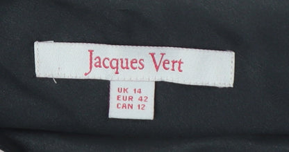 Jacques Vert Floral Blouse, Women, Size 14, Viscose/Silk, Multicoloured