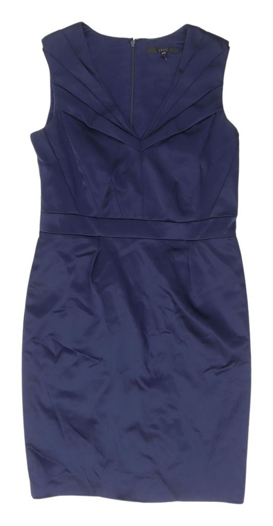 Coast Women's Blue Sleeveless Sheath Dress - Size 12