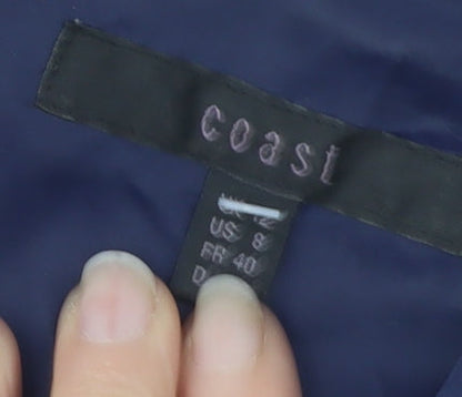 Coast Women's Blue Sleeveless Sheath Dress - Size 12