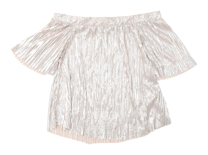 Womens UK Size 10 River Island Silver Camisole Blouse