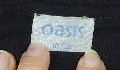 Oasis Women's Black A-Line Dress, Size 10