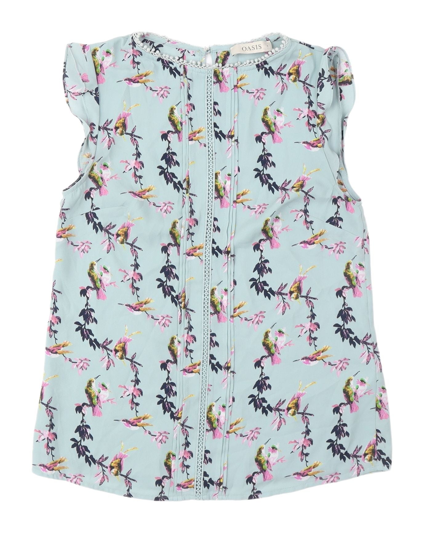 Womens UK Size 8 Oasis Multicoloured Tunic Blouse