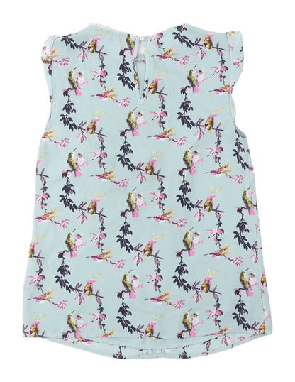 Womens UK Size 8 Oasis Multicoloured Tunic Blouse
