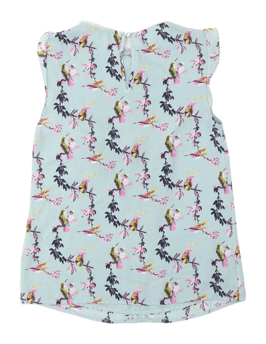 Womens UK Size 8 Oasis Multicoloured Tunic Blouse