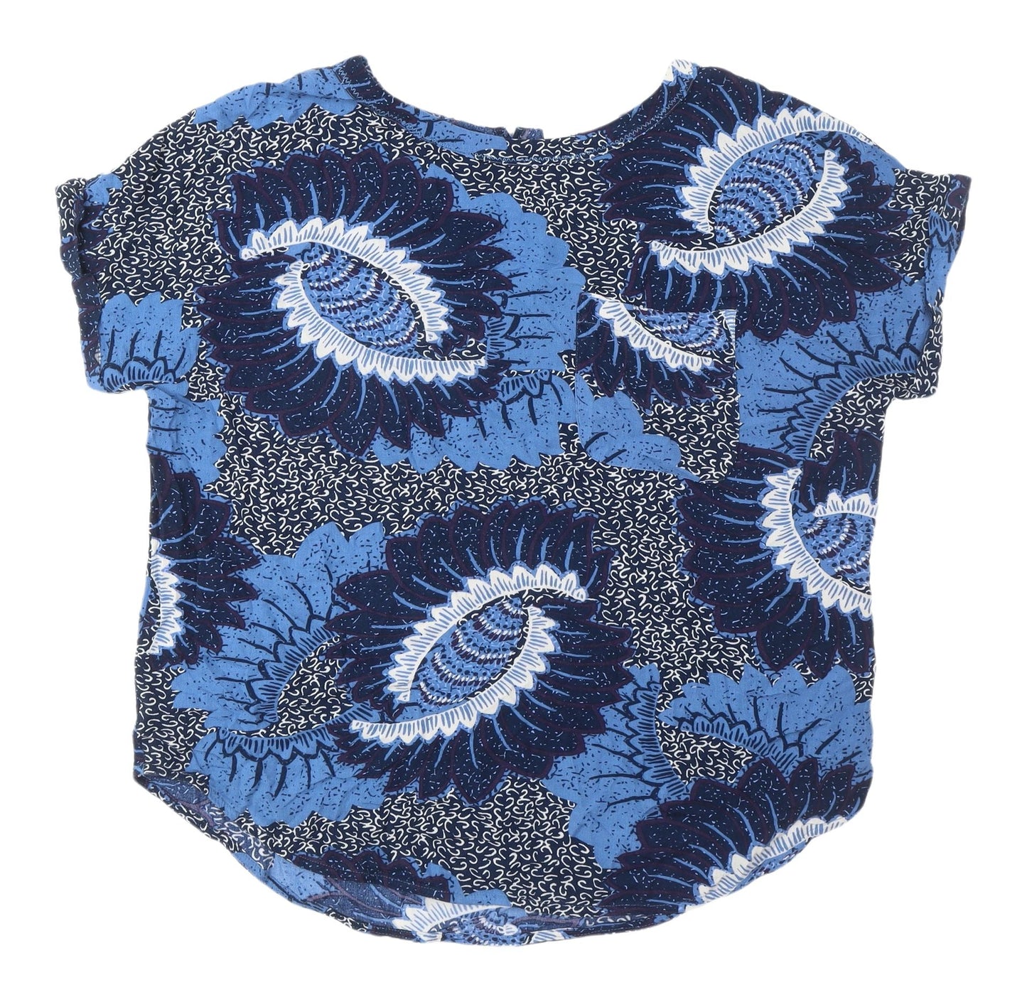 Womens UK Size 10 NEXT Blue  Blouse