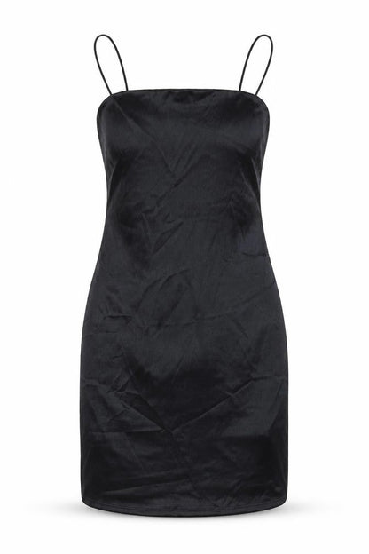 New Look Women's Black Short Slip Dress, Size 10